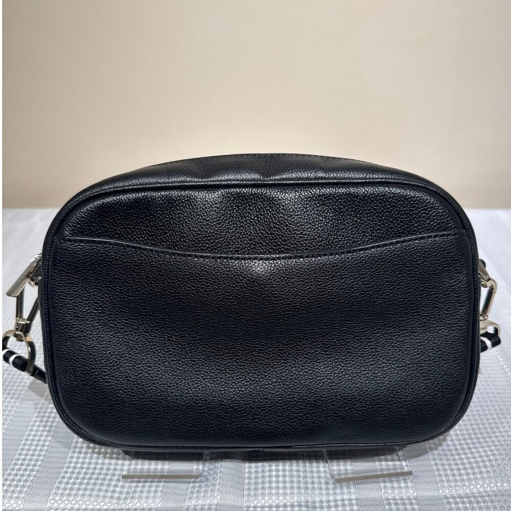 Kate Spade New York Rosie pebbled leather flap camera bag purse in black - Picture 5 of 14